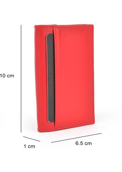 , Unisex Hakiki Deri Kartlık 1539852Z03 Kırmızı modelleri