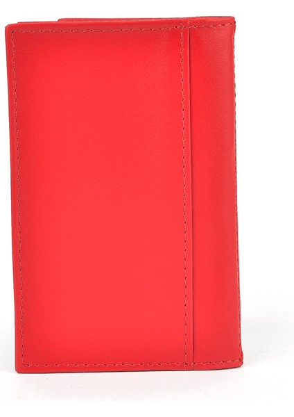 , Unisex Hakiki Deri Kartlık 1539852Z03 Kırmızı fırsatları