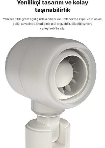 Taşınabilir Şarjlı 5 Kademeli El Fanı 7 Saat Kullanım 14000 Rpm Sessiz Mini Vantilatör X6101 modelleri