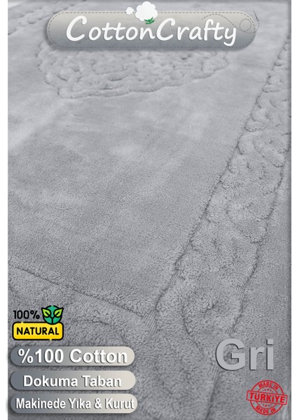 Pamuk Dokuma Su Emici Banyo Paspas Seti, Banyo Halısı, Victoria 2 Li Klozet Takım 60X100 - 60X50 modelleri