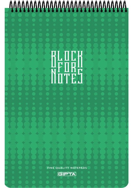 Block For Notes Spiralli Plastik Kapak Bloknot A4-100 Yp.Çizgili