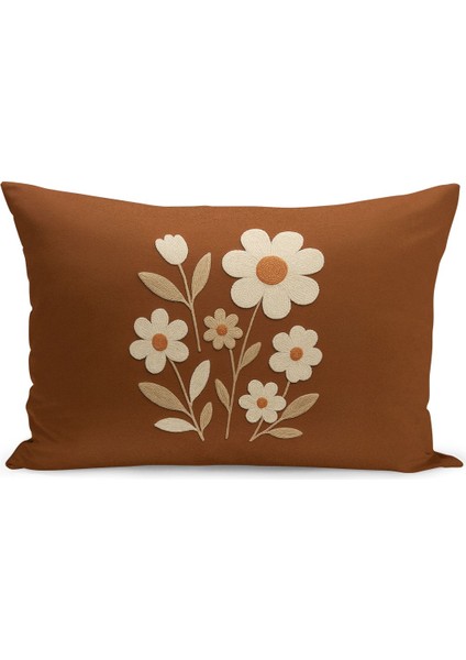 Çift Tarafı Dijital Baskılı 3'lü Kırlent Kılıfı Seti (Panç /punch Nakış Desen Görünümlü) indirimleri