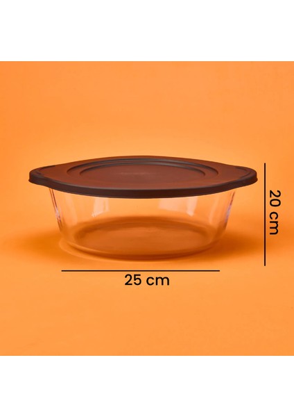 Kapaklı Borcam - Şeffaf / Siyah - 2,2 Lt indirimleri