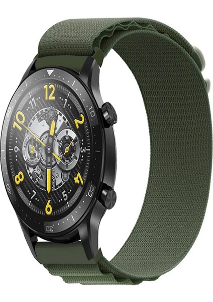 Realme Watch 2 , 2 Pro , S , S Pro ile Uyumlu Kordon Alpine Loop Döngü Spor Kayış