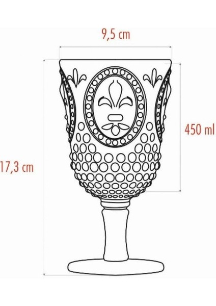 Akrilik Bal Tekli Kadeh & Su Meşrubat Kahve Yanı Bardağı 450 ml ( Cam Değildir ) indirimleri