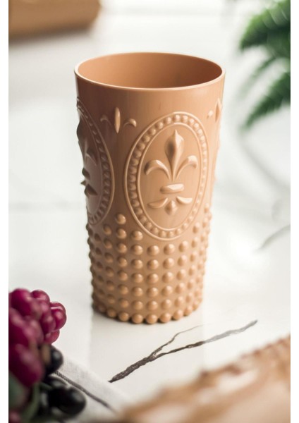 Akrilik Bal Tekli Uzun Bardak & Su Meşrubat Bardağı 750 ml ( Büyük Boy & Cam Değildir )