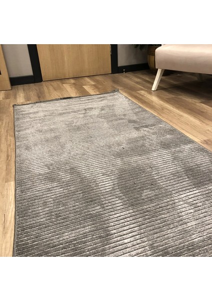 Fresh Cool 402 Yıkanabilir Gri Modern Halı