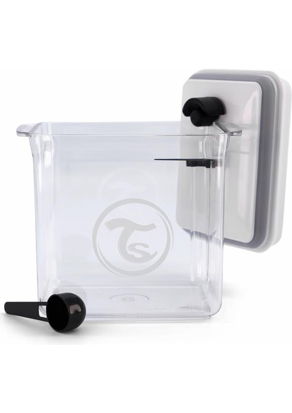 Beyaz Hava Geçirmez Mama Saklama Kabı (1700ml)