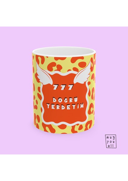 777 Melek Sayısı Rehberlik ve Manifest Kupa – “doğru Yerdeyim” Olumlama Kupası