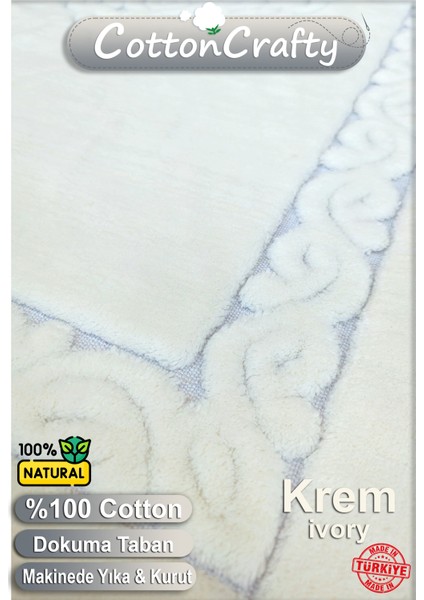 Pamuk Dokuma Su Emici Banyo Paspas Seti, Banyo Halısı, Victoria 2 Li Klozet Takım 60X100 - 60X50 modelleri