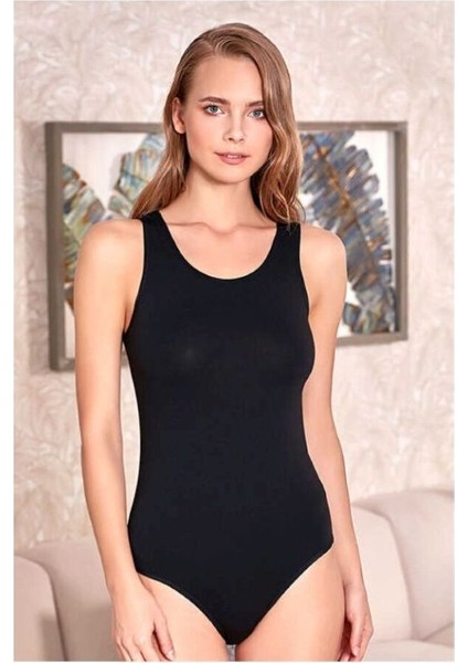 Berrak 4'lü Kalın Askılı Çıtçıtlı Body - Atlet