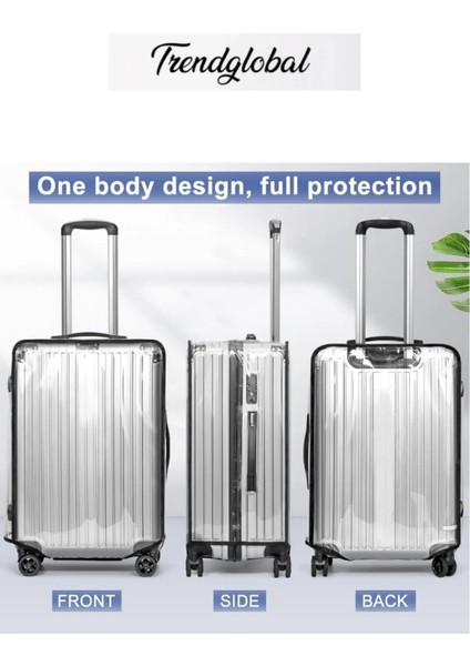 Şeffaf Valiz Kılıfı – Su Geçirmez, Dayanıklı Pvc Valiz Koruyucu Kılıf modelleri