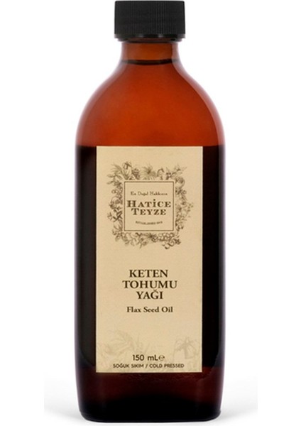 Keten Tohumu Yağı - 150 Ml.
