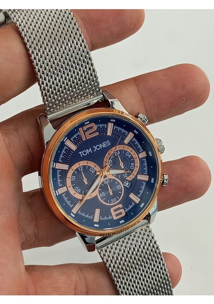 TJ.1.1986M.02 Hasır Çelik Kordon Erkek Kol Saati indirimleri