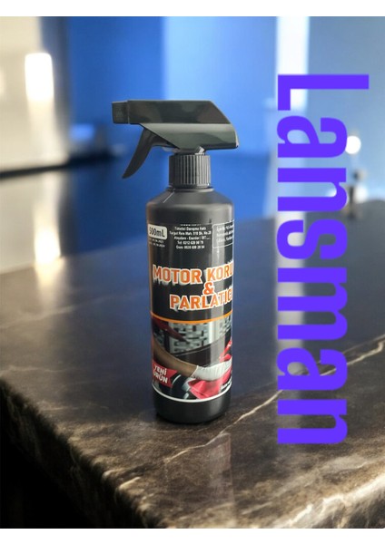 Premium Motor Koruma ve Parlatıcı 500 ml | Silikon Bazlı , Parlaklık ve Temizlik
