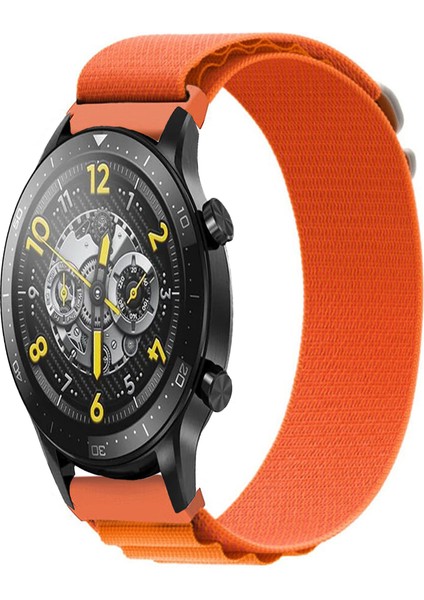 Realme Watch 2 , 2 Pro , S , S Pro ile Uyumlu Kordon Alpine Loop Döngü Spor Kayış