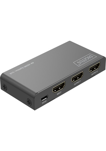Digitus DS-55336 1 Port Giriş 2 Port Çıkış HDMI 4K 60Hz Hdcp 2.2 Edıd Kontrol Çoklayıcı