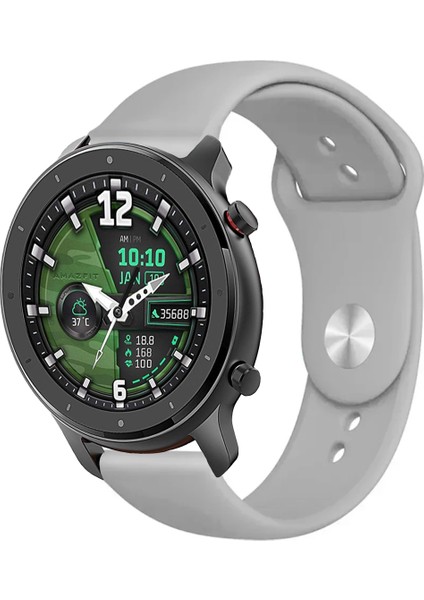 Amazfit Gtr 47MM Stratos Akıllı Saat Uyumlu Yumuşak Dokulu Silikon Kordon Kayış