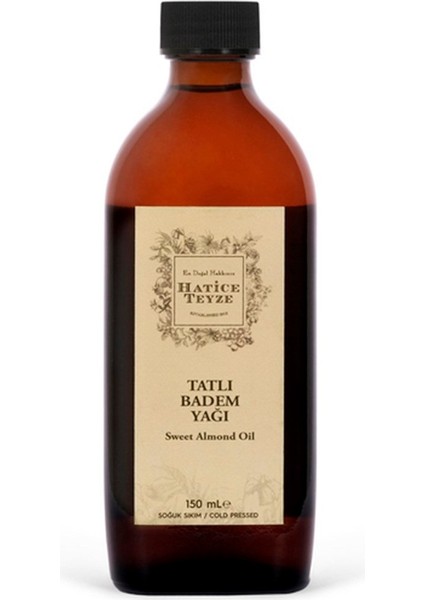 Tatlı Badem Yağı - 150 Ml.