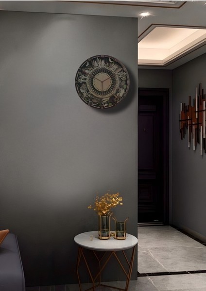 4 Mevsim Tasarımlı Katmanlı 3D Duvar Saati