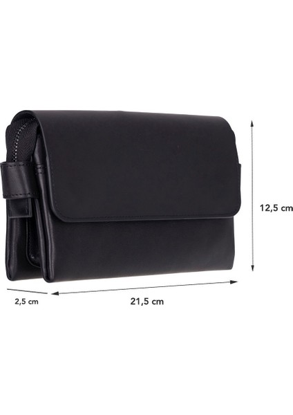 Prestige Hakiki Deri, El Yapımı, Telefon Bölmeli, Erkek El Çantası, Kömür Siyah modelleri