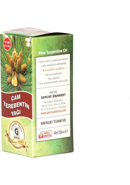 %100 Katkısız Çam Terebentin Yağı 50 ml modelleri