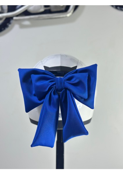 Motor & Motosiklet Mavi Çift Fiyonk Kask Aksesuarı Kask Dış Aksesuar