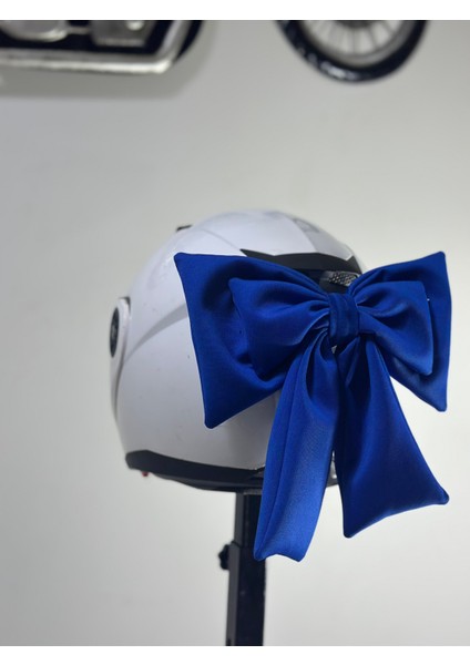 Motor & Motosiklet Mavi Çift Fiyonk Kask Aksesuarı Kask Dış Aksesuar fiyatları