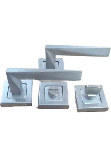 Piramit Rozetli Saten Wc Kolu / 2 Takım modelleri