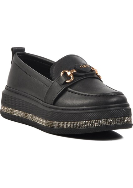 346201 Z Siyah Kadın Günlük Ayakkabı