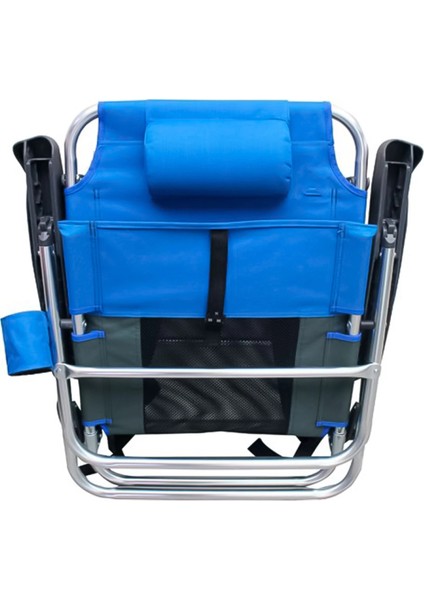 2 Adet Beach Star Light Alüminyum 5 Kademeli, Tam Yatar Pozisyon, Plaj Şezlong Sandalye 2 Adet