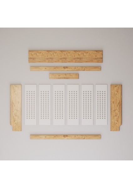 Kalorifer Petek Kaplama Dresuar ( 120 cm ) Petek Önü Dresuar BPKM003