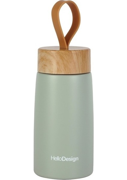 Yaratıcı Ahşap Tahıl Paslanmaz Çelik Vakumlu Su Bardağı (Yurt Dışından)