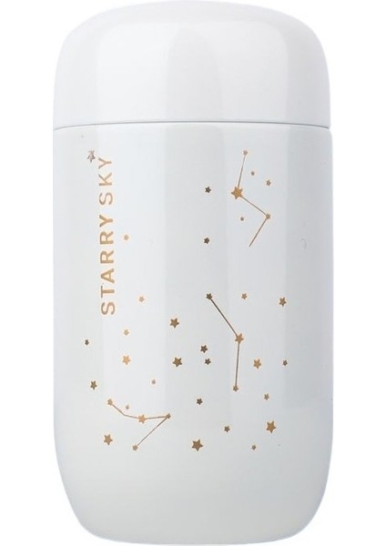 Yumurta Şeklinde Yıldızlı Gökyüzü Mini Termos Bardak Paslanmaz Çelik Çift Katmanlı Çift Su Bardağı (Yurt Dışından)