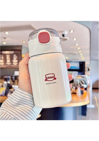 Sevimli Geçmeli Tokalı Termos Paslanmaz Çelik Su Bardağı (Yurt Dışından)