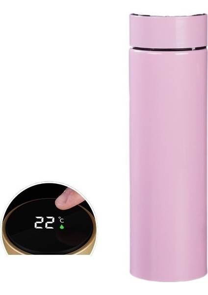 Termos Akıllı Sıcaklık Ölçme Suyu Bardağı Paslanmaz Çelik Hediye Bardağı (Yurt Dışından)