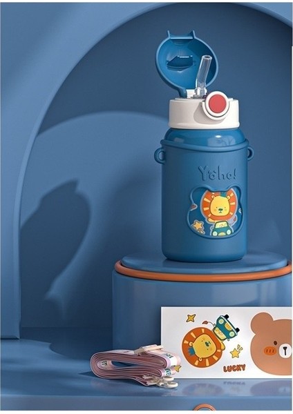 Çocuk Termosu Pipetli ve Öğrenci Su Bardağı (Yurt Dışından)