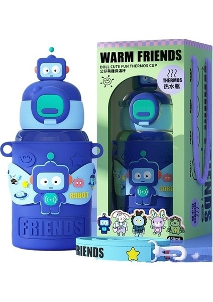 Çocuk Saman Termos Bardak Gıda Sınıfı Paslanmaz Çelik Su Bardağı Bardak Kollu (Yurt Dışından) fiyatları