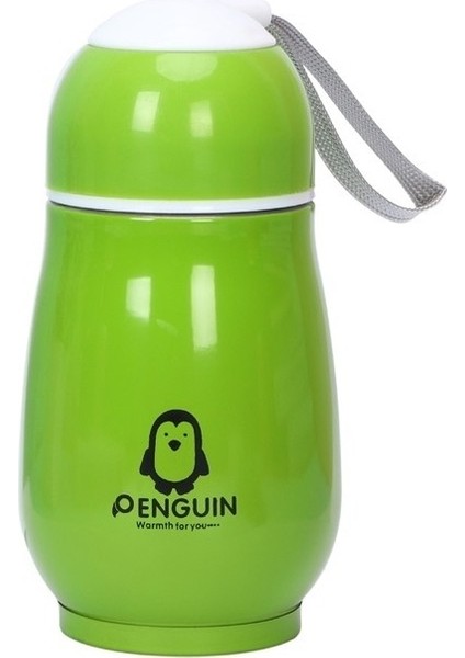 Paslanmaz Çelik Penguen Termos Bardak Sevimli Çocuk Su Bardağı (Yurt Dışından)