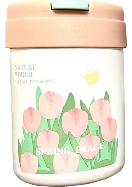 Kullanışlı Ton Ton Bardak Çocuk Termos Bardak Saman Su Bardağı (Yurt Dışından)