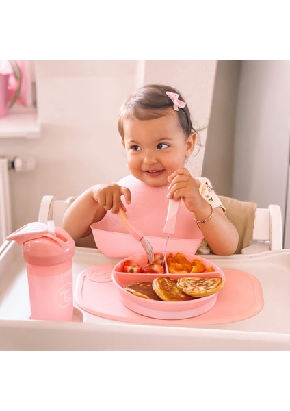 Bölmeli Bebek Tabağı (Kapaklı) – Pembe indirimleri