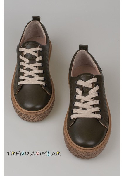 Haki Opi Hakiki Deri Kadın Sneaker indirimleri