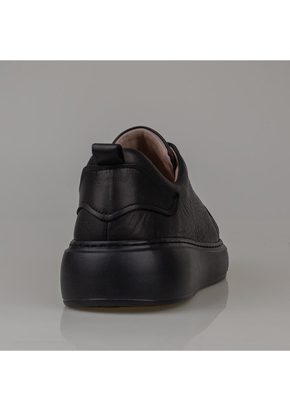 Siyah Aura Kadın Hakiki Deri Sneaker fırsatları