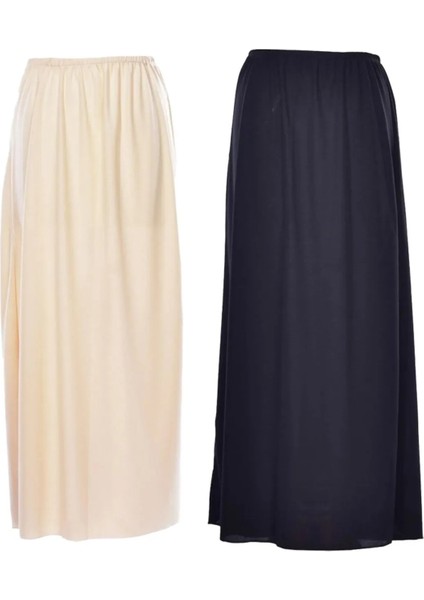 Kadın Jüpon Etek Altı Uzun Astar