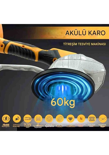 İyisi Yok 10 Pilli Elektrikli Fayans Döşeme Makinesi, 5000 Rpm, Fayans Vibratörü, Vantuzlu, 6 Hız, 60KG Emiş Kapasitesi, Fayans ve Diğer Zeminler Için fırsatları