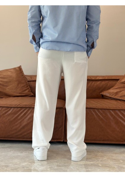 Erkek Rahat Pantolon Beyaz ECA004 fırsatları