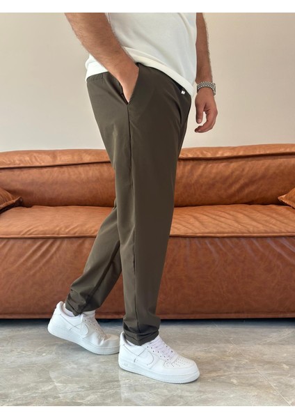 Erkek Beli Bağcıklı Jooger Pantolon Haki ECA003 modelleri