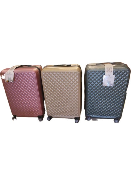 Valiz Seti 3 Lü Abs Baklava