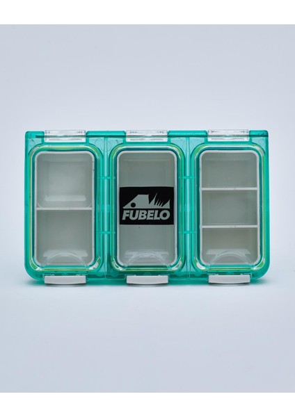 Fubox Spare Sızdırmaz Klips-Iğne-Halka Saklama Kutusu # Yeşil