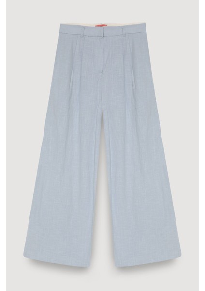 Bol Paça Palazzo Pantolon - Bej modelleri